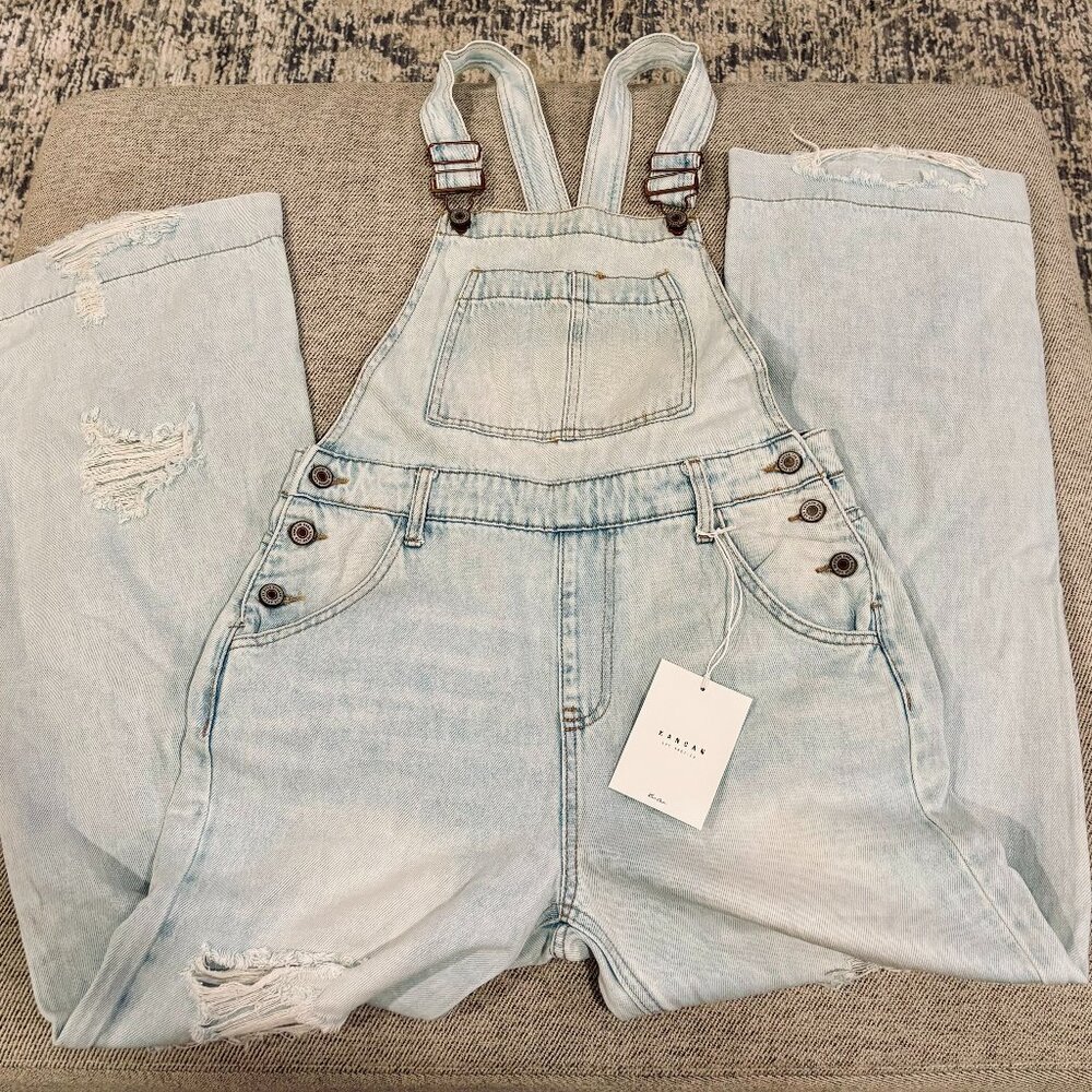 Kancan Malibu High Rise Wide Leg Overalls